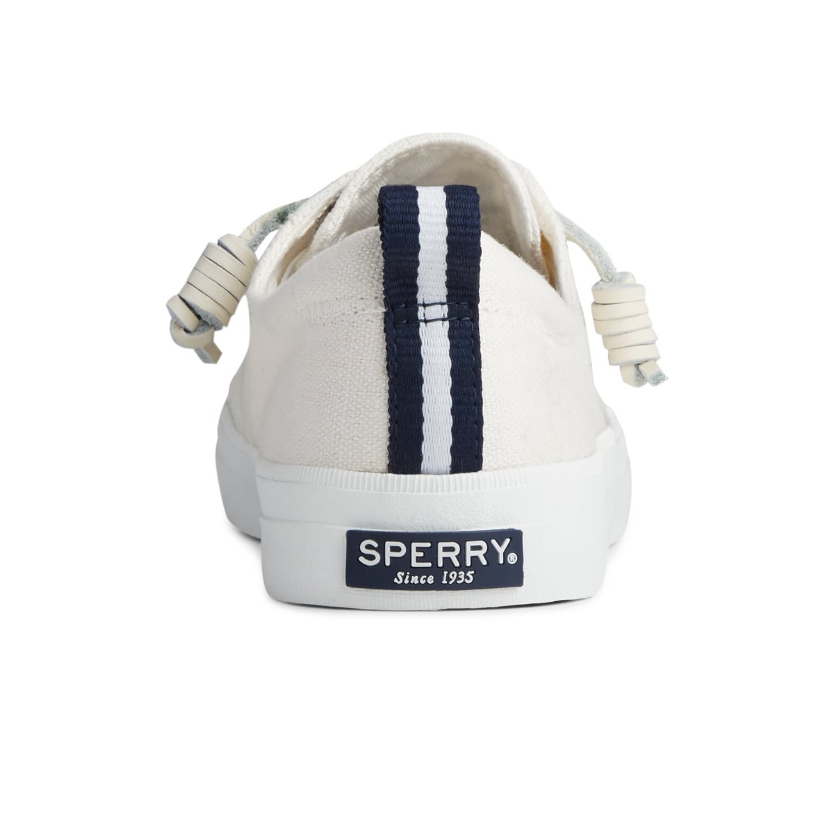 White Sperry Crest Vibe Sneaker Sneakers | GANVT-6458