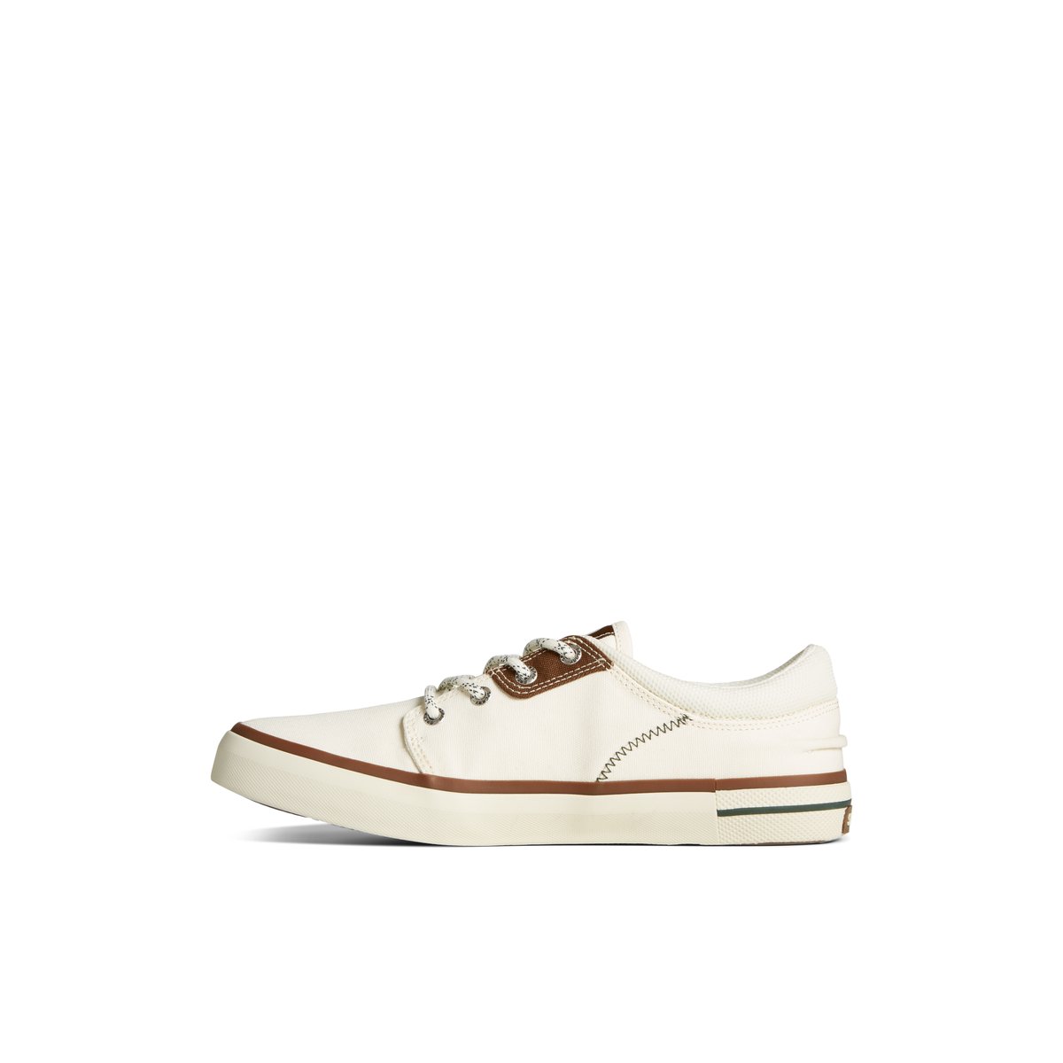 White Sperry Crossjack Sneaker Sneakers | LWXEN-4915