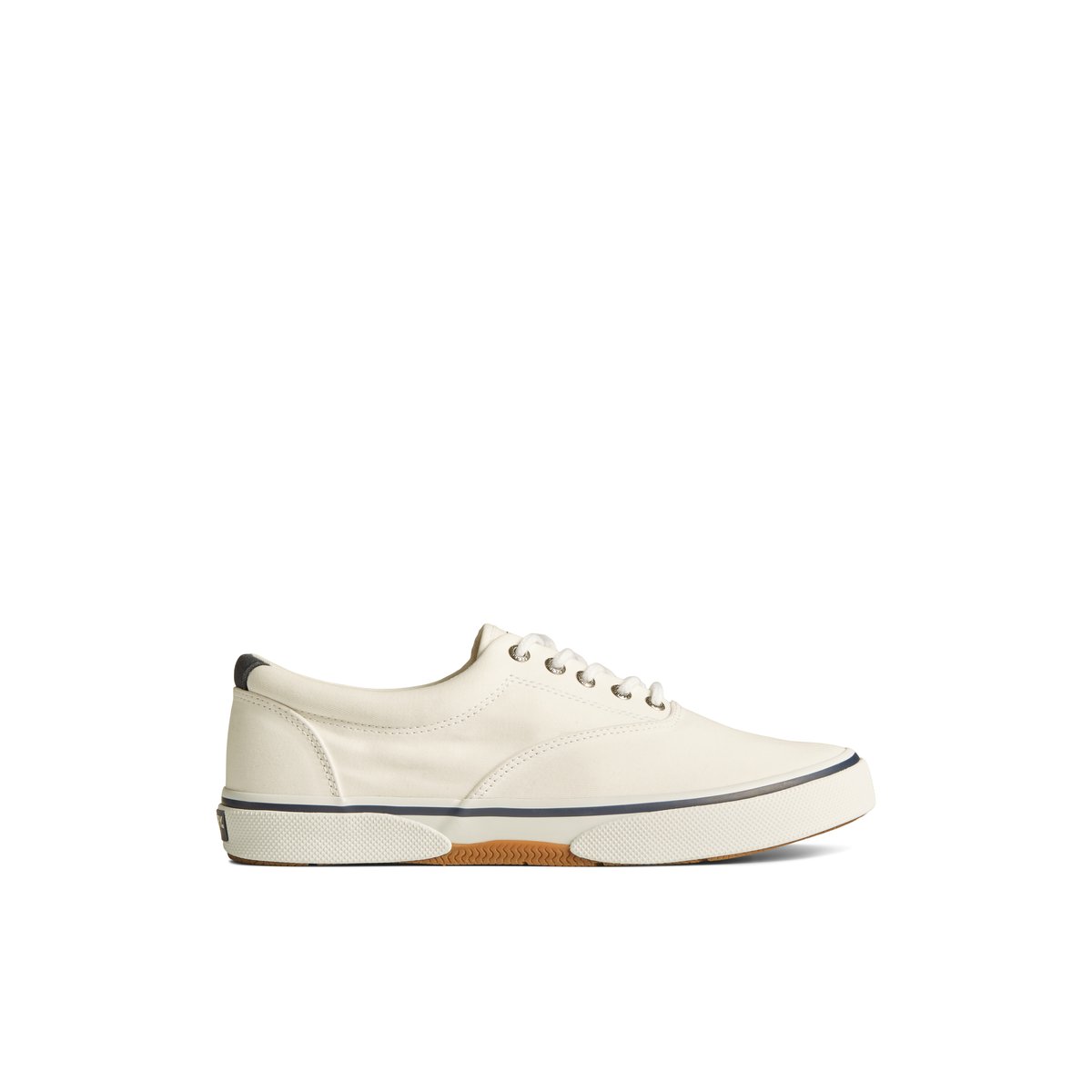 White Sperry Halyard CVO Salt Washed Sneaker Sneakers | TWRGU-3741