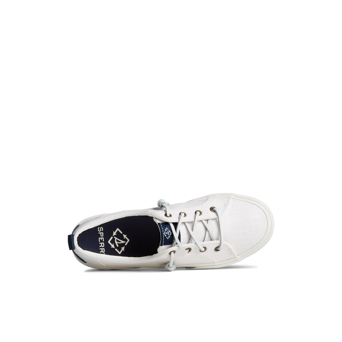 White Sperry Pier Wave LTT Sneaker Sneakers | ICHDO-7361