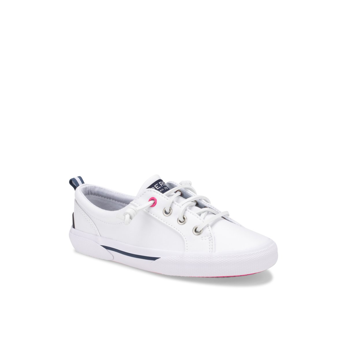 White Sperry Pier Wave Sneaker Sneakers | UMGAL-0348