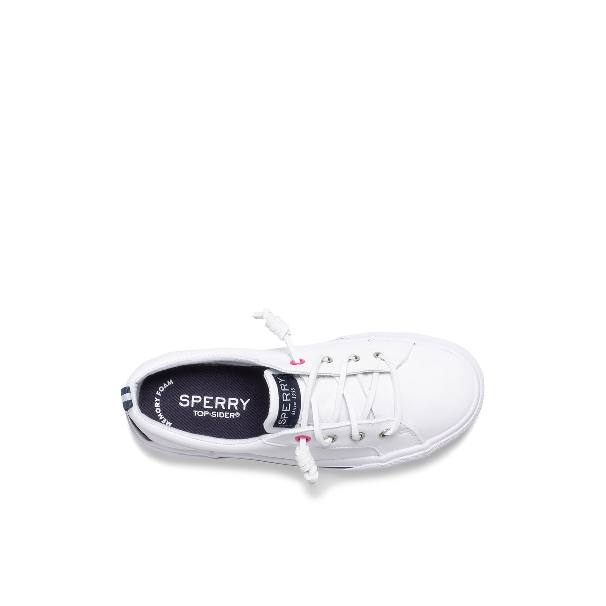 White Sperry Pier Wave Sneaker Sneakers | UMGAL-0348