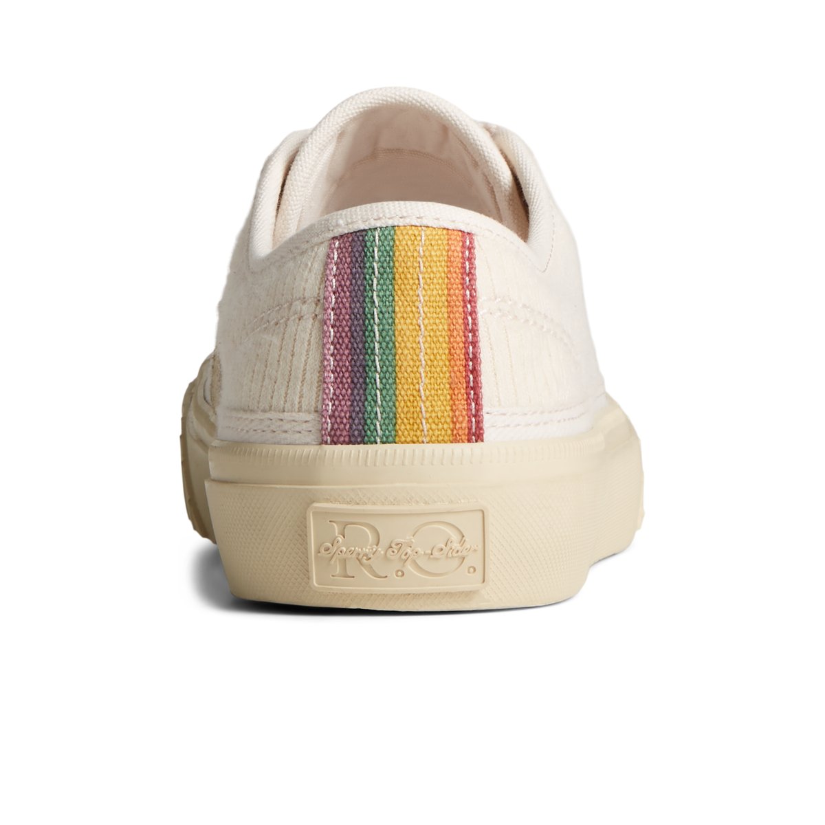 White Sperry Racquet Oxford Pride Sneaker Sneakers | PXGZR-8917