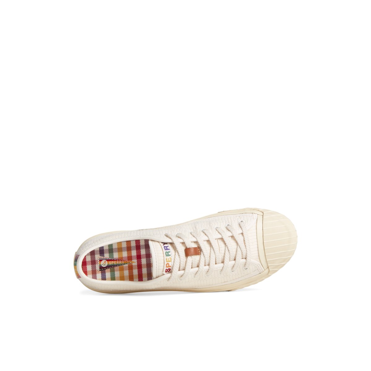 White Sperry Racquet Oxford Pride Sneaker Sneakers | PXGZR-8917