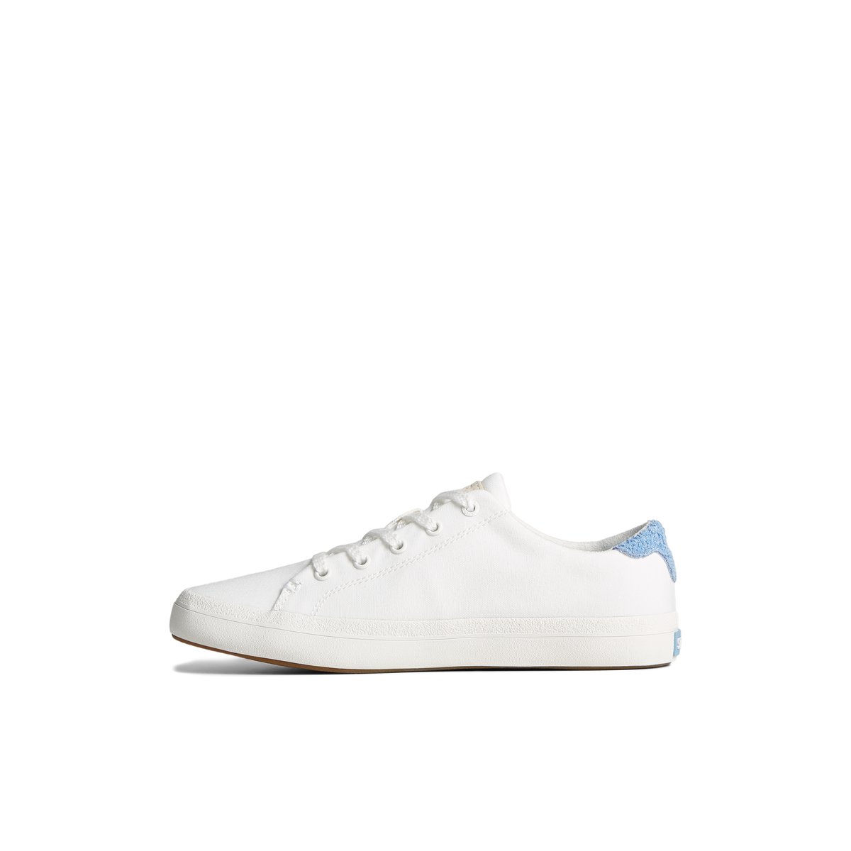 White Sperry Sandy Gingham Sneaker Sneakers | YXFDK-1627