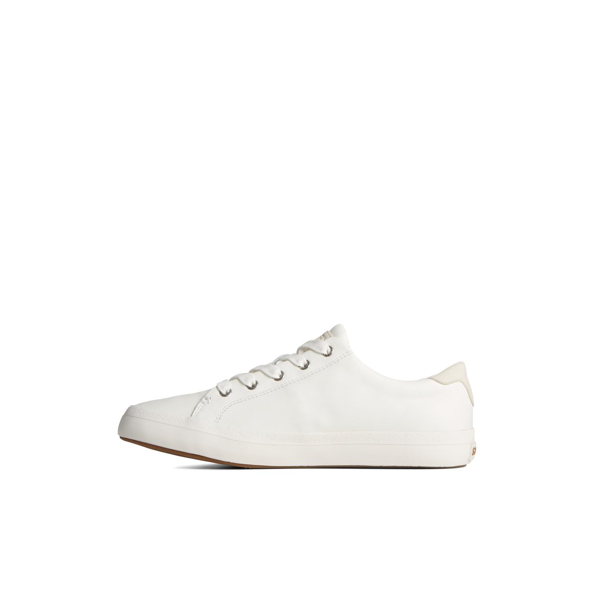 White Sperry Sandy Leather Sneaker Sneakers | NUVZD-1278