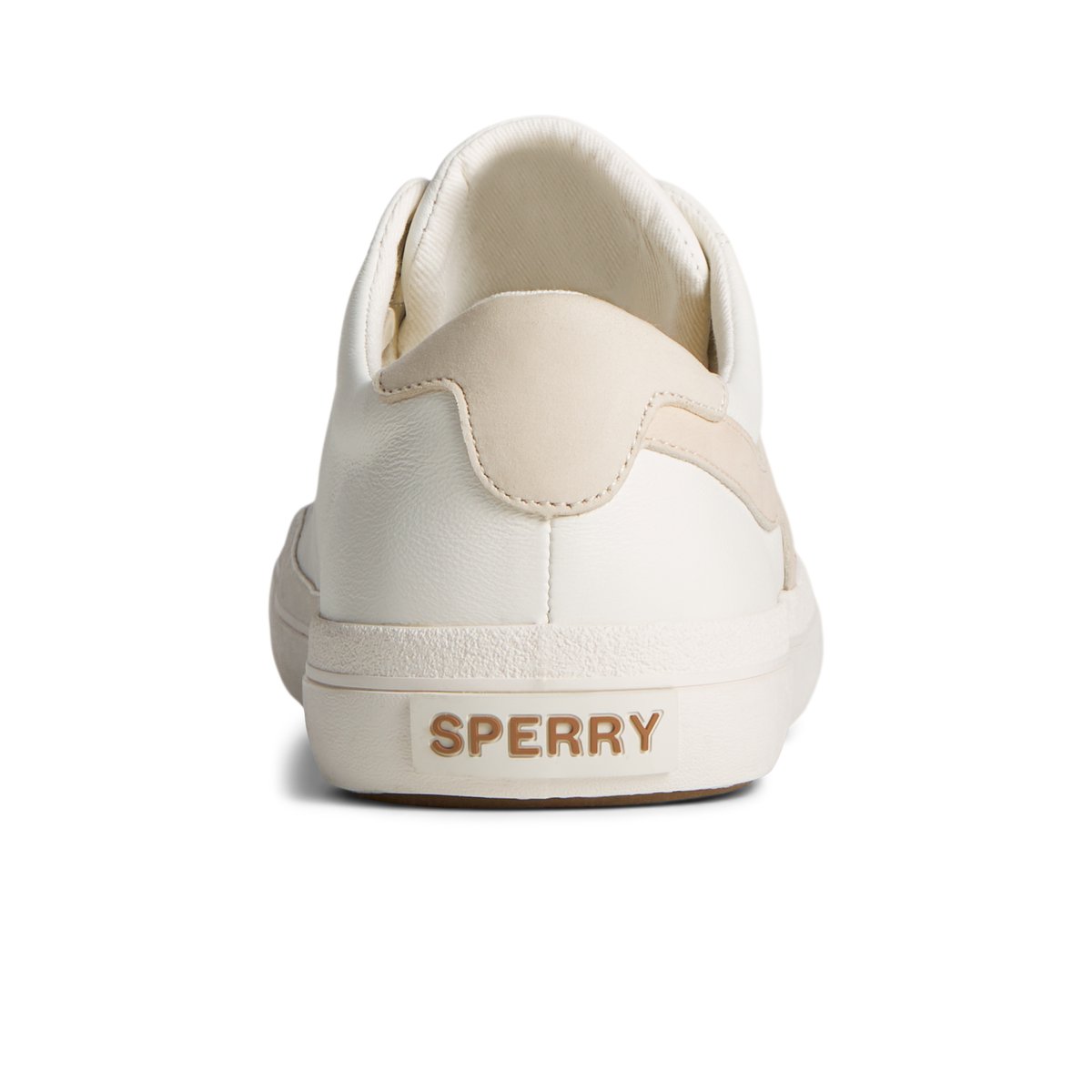 White Sperry Sandy Leather Sneaker Sneakers | NUVZD-1278