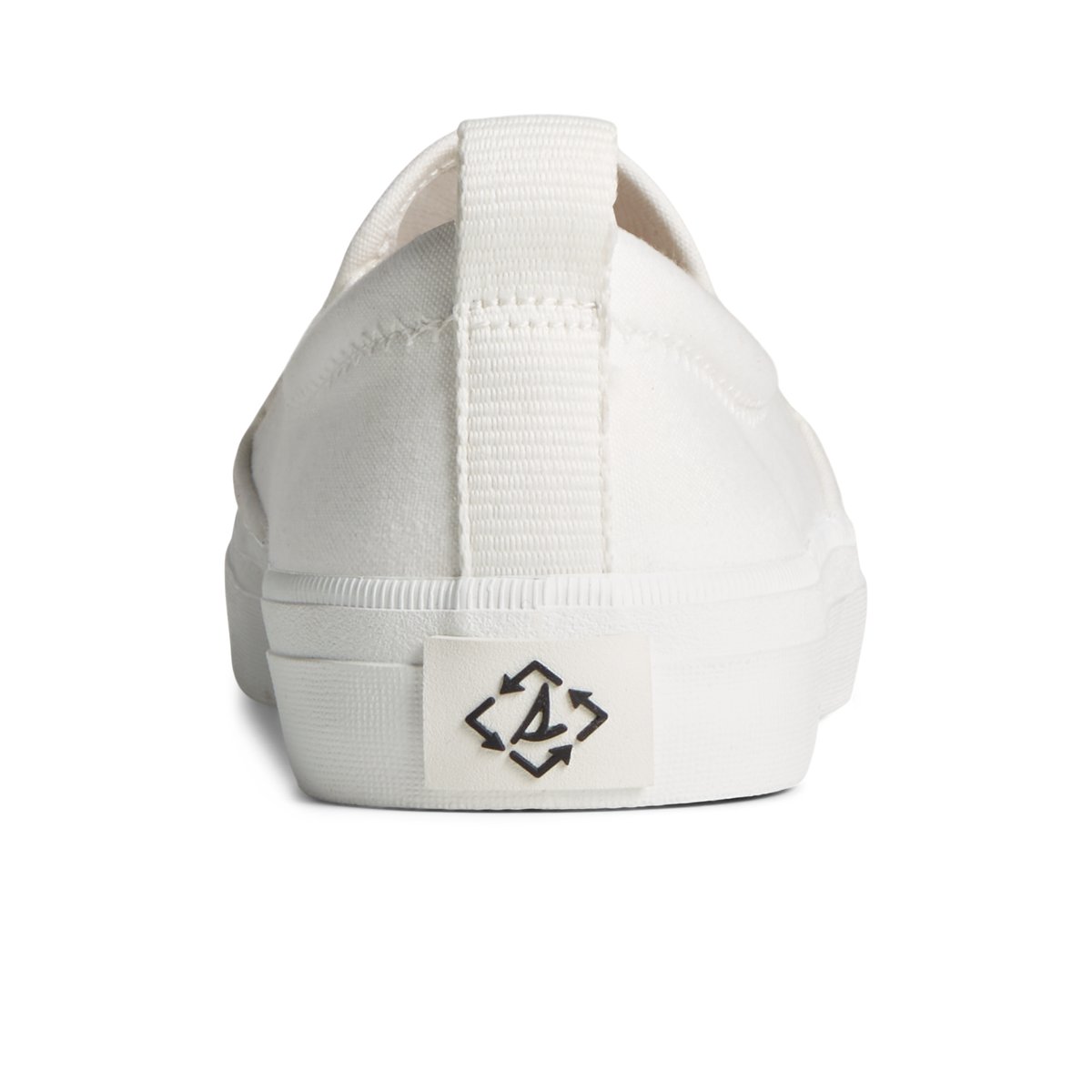 White Sperry SeaCycled Crest Twin Gore Canvas Sneaker Sneakers | MSXQL-0268