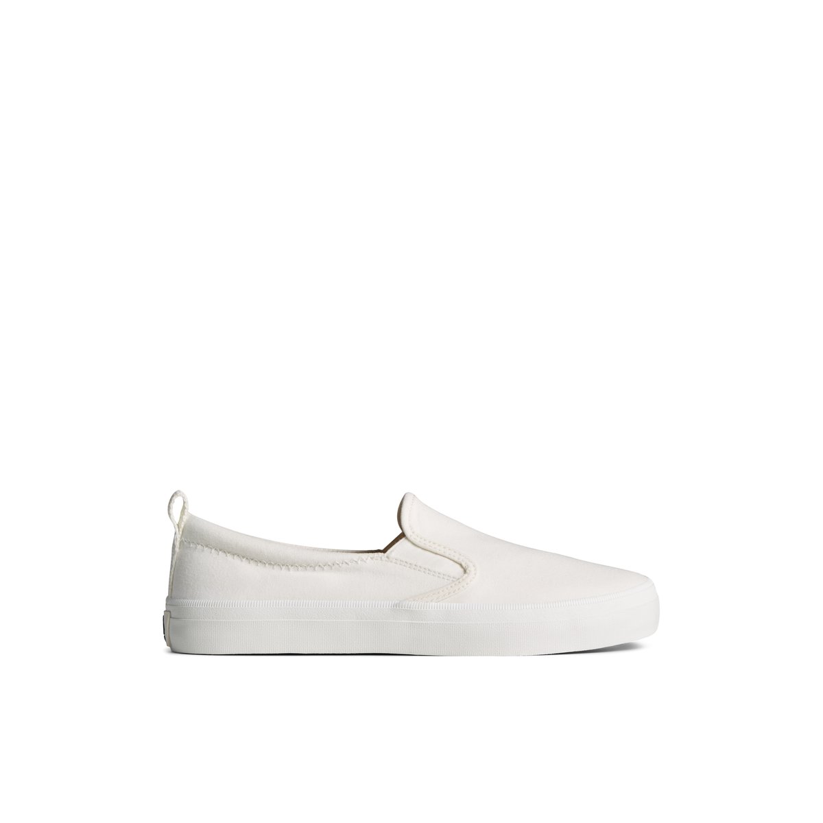 White Sperry SeaCycled Crest Twin Gore Canvas Sneaker Sneakers | MSXQL-0268