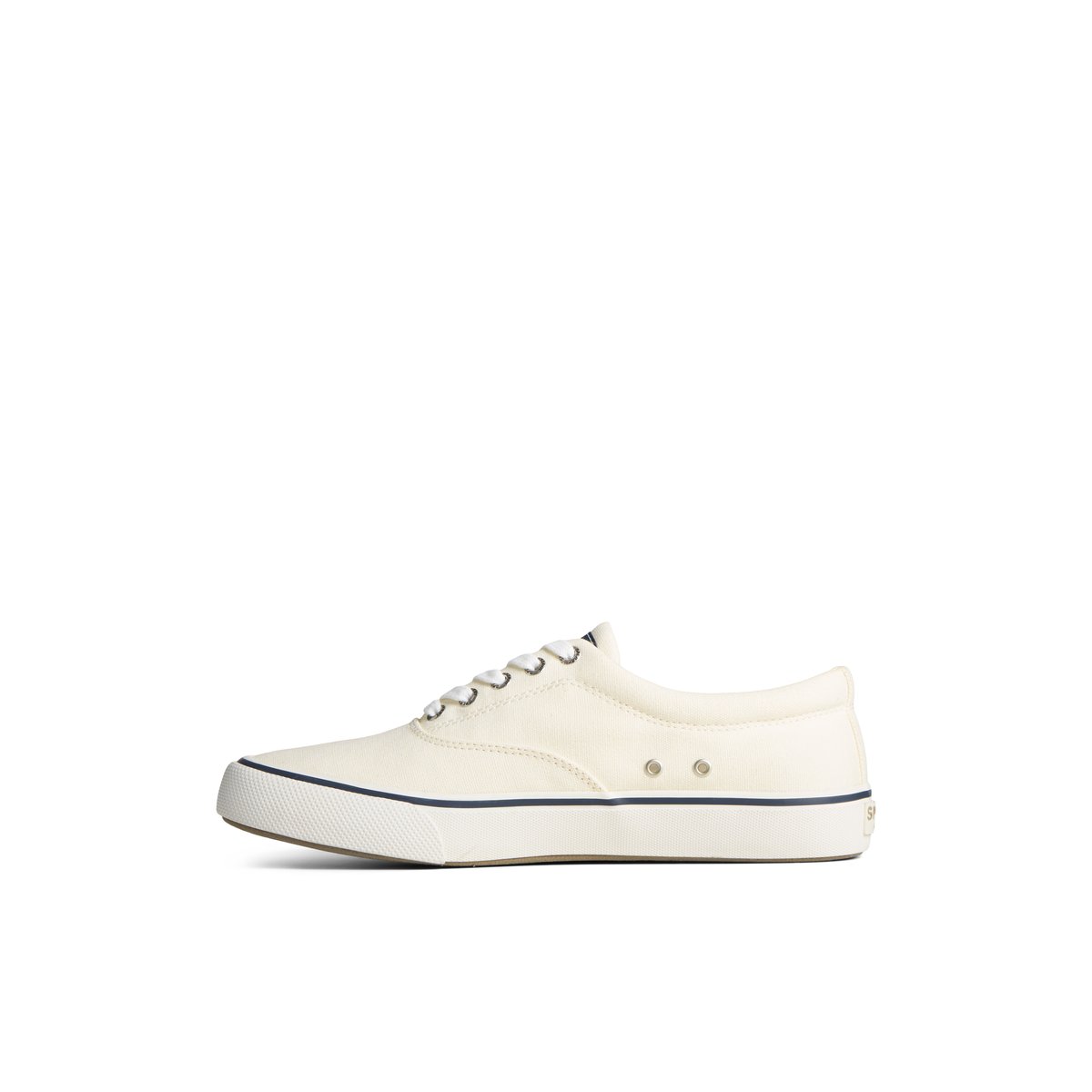 White Sperry Striper II Canvas CVO Sneaker Sneakers | ISJXO-8524