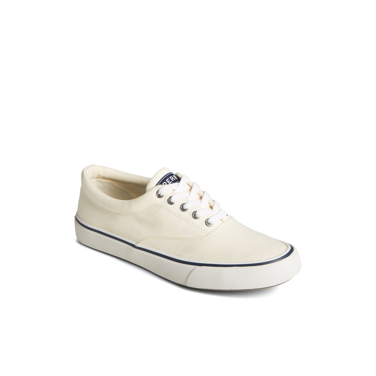 White Sperry Striper II Canvas CVO Sneaker Sneakers | ISJXO-8524