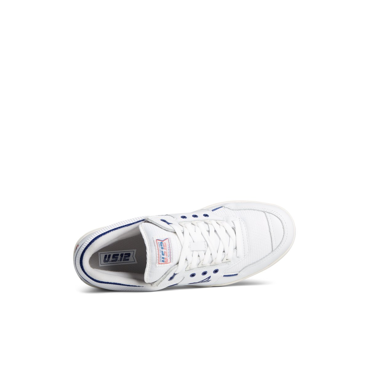 White Sperry US12 Sneaker Sneakers | QYSFM-5034